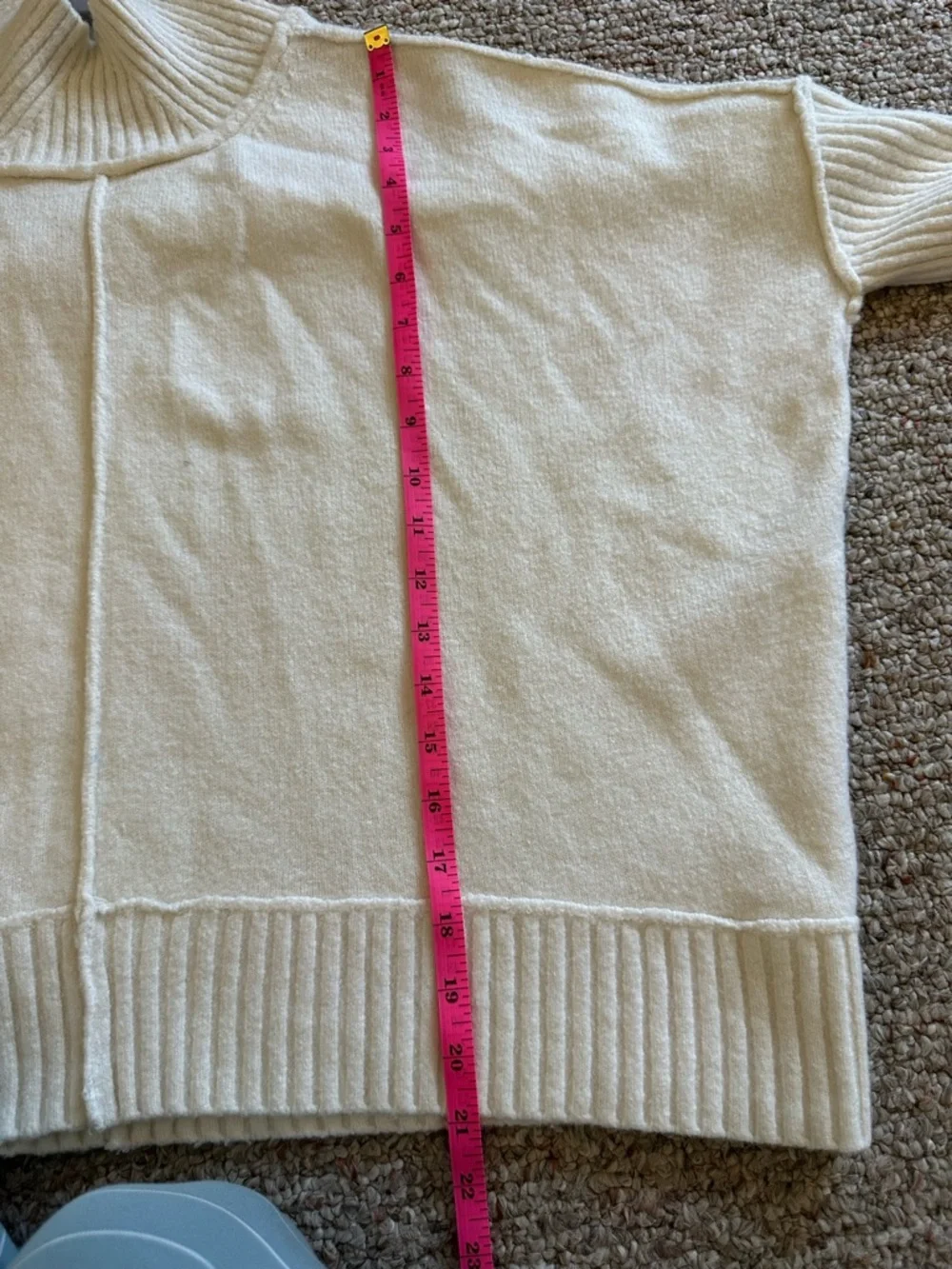 Anthropologie Oversized Mock Neck Sweater